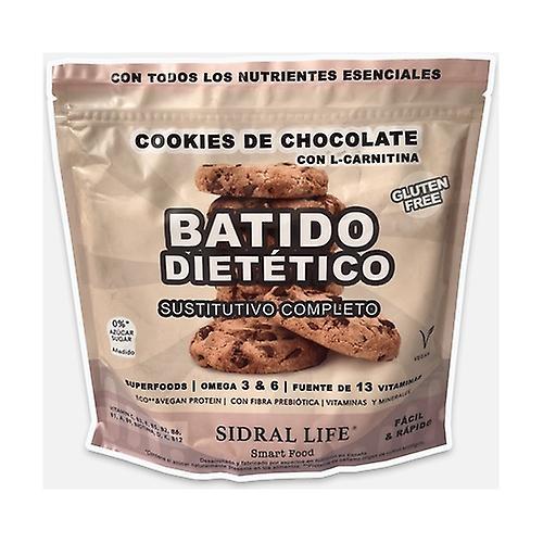 Sidral life Chokoladekager Kost Shake 600 g (Chokolade - Cookie) on Productcaster.