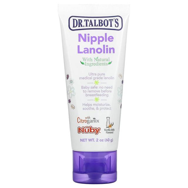 Dr. Talbot's, Nipple Lanolin, Vanilla Milk, 2 oz (60 g) on Productcaster.