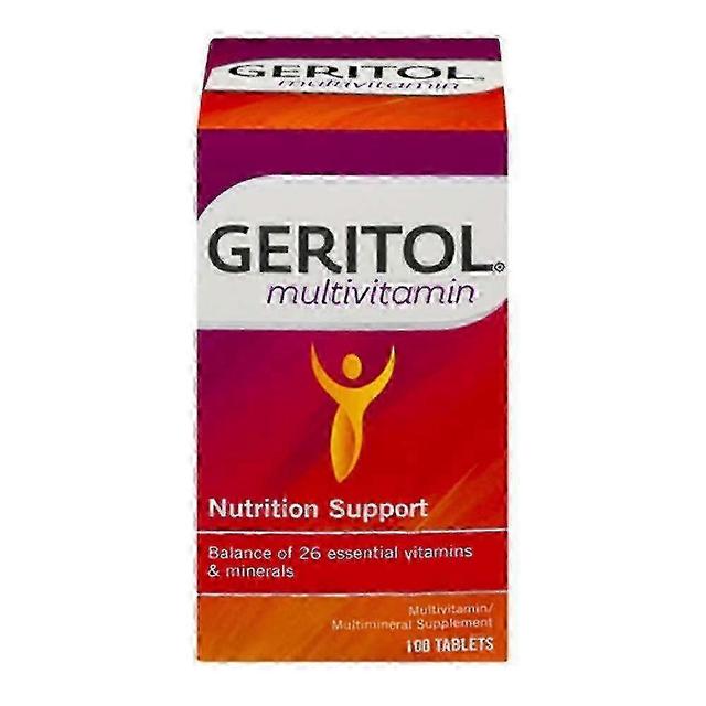 Geritol multivitamín výživová podpora, tablety, 100 EA on Productcaster.