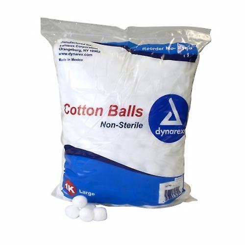 Dynarex Cotton Balls Grande, Contagem de 1000 (Pacote de 1) on Productcaster.