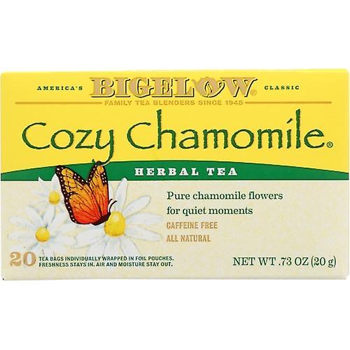 Bigelow Cozy Chamomile Herbal Tea, 20 Bags (Case of 6) (Pack of 1) on Productcaster.