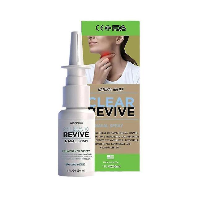 1/3/5pcs Clear Revive Organic Herbal Lung Cleanse & Repair Nasal Spray Pro 5pcs on Productcaster.