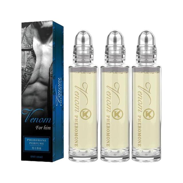 3pcs Pheromone Intimate Partner Perfume Roll On Fragrance Men's Pheromone Perfumes Attract Women on Productcaster.