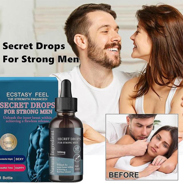 Elevate Pleasure and Sensitivity with Secret Drops for Strong Men - Experience Enhanced Sensations and Pleasure with Secret Happy Drops for Men 1 Pcs on Productcaster.