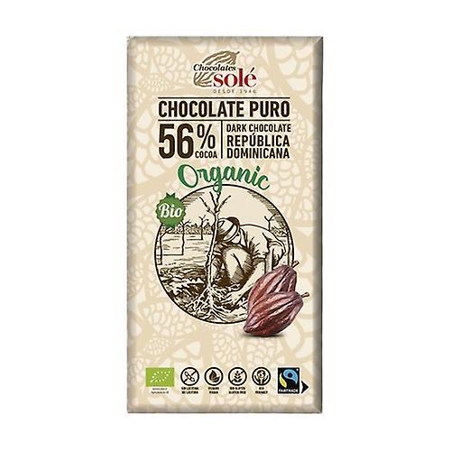 Chocolates Sole Dark chocolate 56% organic cocoa 100 g on Productcaster.