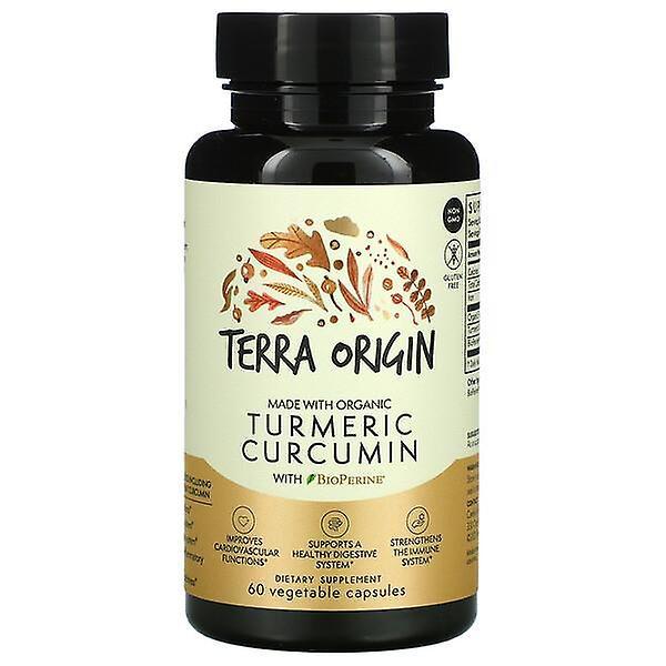 Terra Origin, Curcumine Curcuma avec BioPerine, 60 gélules végétales on Productcaster.