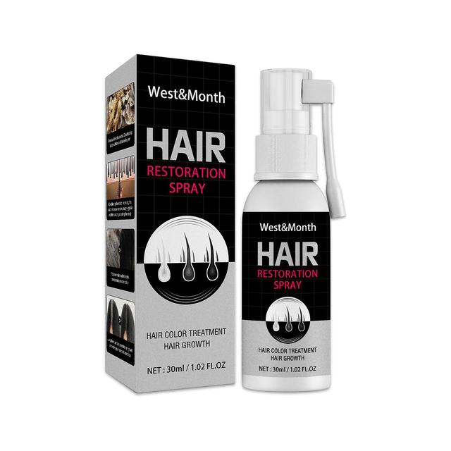 Flye 30ml White To Black Spray Herbal Plant Extract Nourishes And Repairs The Scalp To Prevent Whitening And Black Growth Liquid on Productcaster.