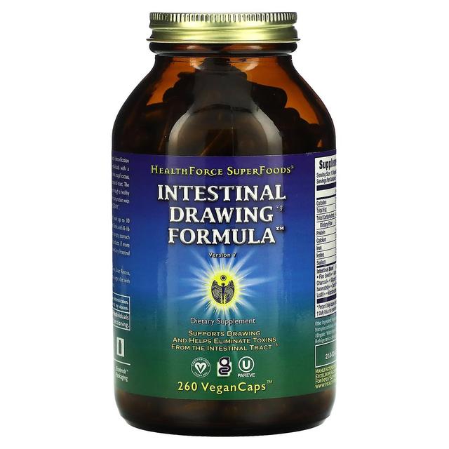 HealthForce Superfoods, Intestinal Drawing Formula, Version 7 , 260 Vegan Caps on Productcaster.