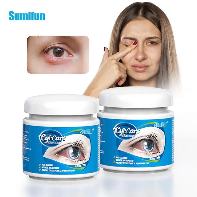 Visgaler 20g Menthol Eye Care Cream Improve Eyesight Myopia Relieve Eye Fatigue Dryness Ointment Remove Red Blood Streaks Medical Plaster on Productcaster.