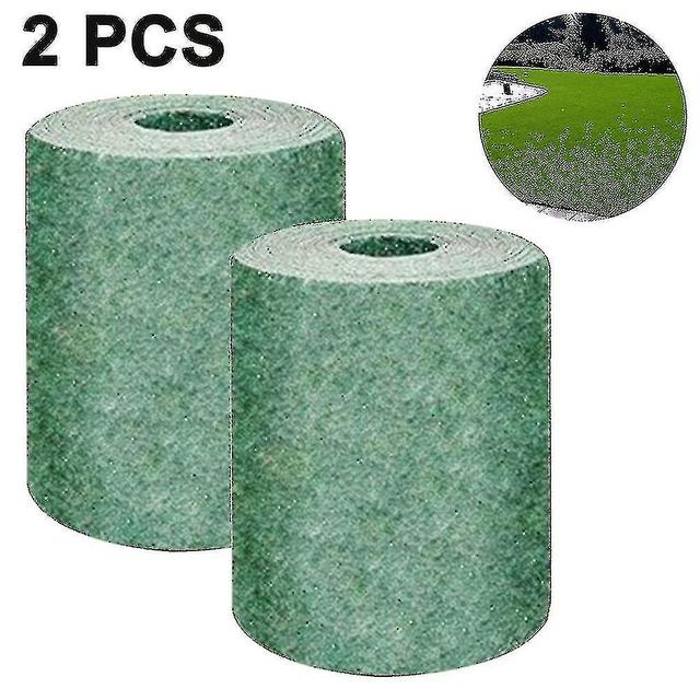 2pcs Grass Mat, Biodegradable Green Grass Mat For Picnic, Plant Germination Mats For Growing Grass S on Productcaster.