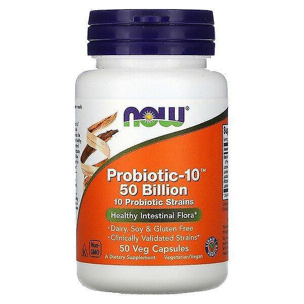 Now Foods, Probiotic-10, 50 Billion, 50 Veg Capsules on Productcaster.