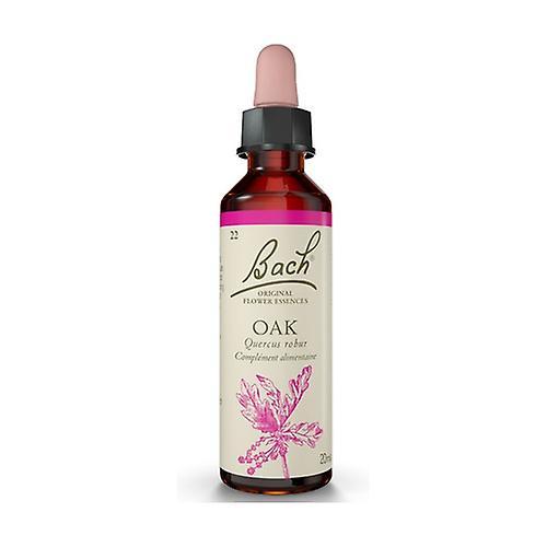 Bach Flower Essences 22 - Oak 20 ml of floral elixir on Productcaster.