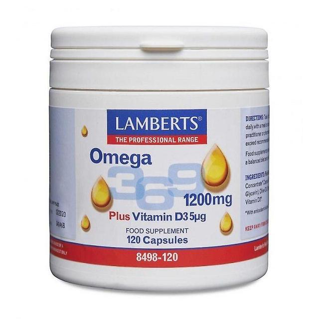 Lamberts Omega 3-6-9 Capsules 120 (8498-120) on Productcaster.