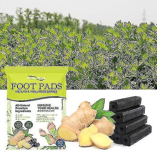 70 comprimidos de ervas naturais Detox Foot Pads para toxinas do corpo, emagrecimento do pé, limpeza profunda, Lowerin 10PPcs on Productcaster.