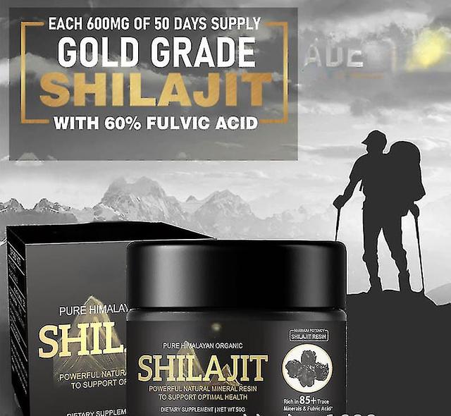 Shilajit Pure Himalajan orgaaninen Shilajit-hartsi, kultaluokka 100% Shilajit-lisäosa, luonnollinen Shilajit-hartsi 85+: lla 1 Pcs on Productcaster.