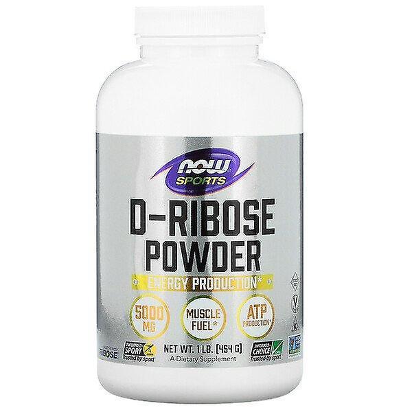 NOW Foods Nu fødevarer, sport, D-Ribose pulver, 1 lb (454 g) on Productcaster.