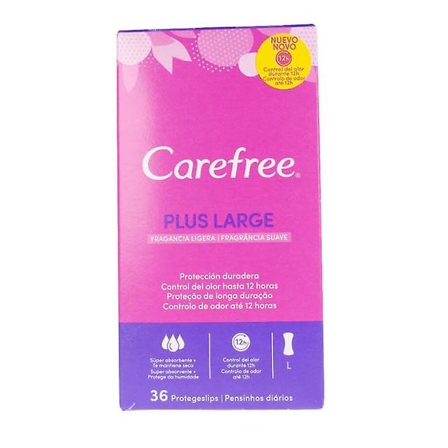 Carefree Despreocupado mais pantyliners grandes 36 unidades on Productcaster.