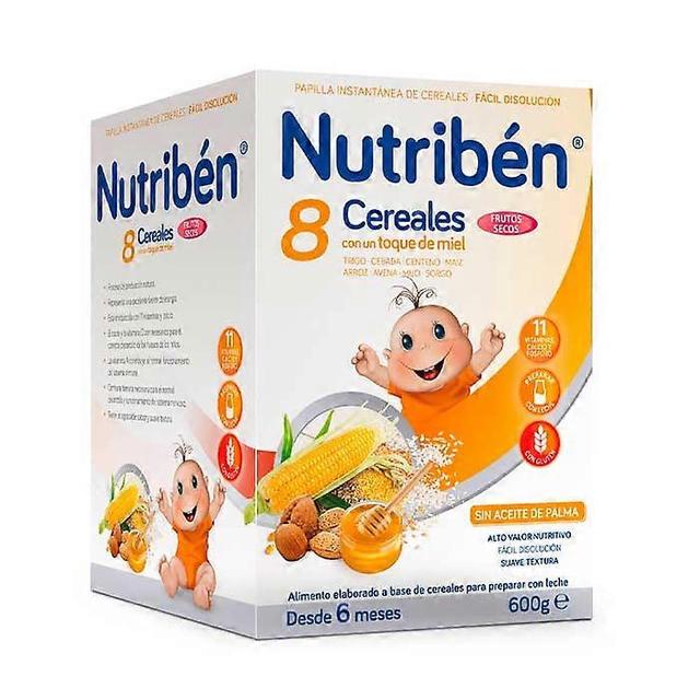 Nutriben Nutribén 8 cereals, honey and nuts 600g on Productcaster.