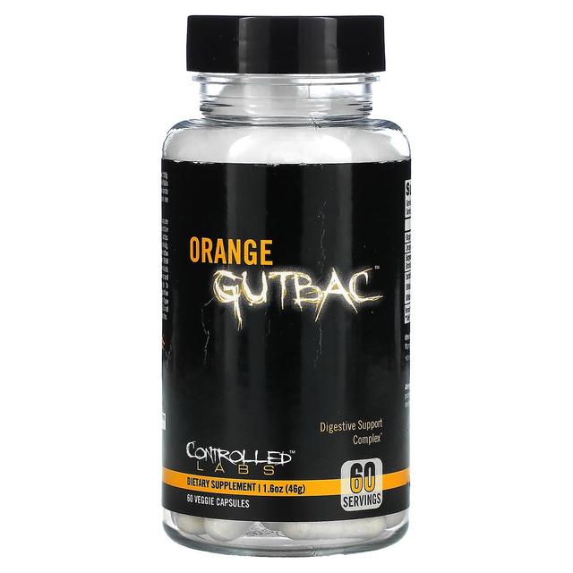 Controlled Labs, Orange GutBAC, 60 Veggie Capsules on Productcaster.