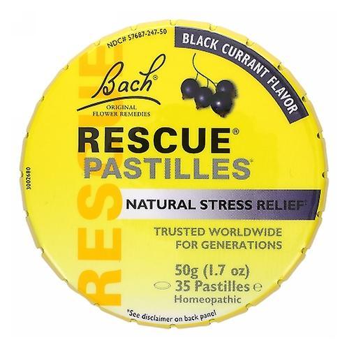 Bach Flower Bach Rescue Remedy Pastilles, Black Currant 50 gm (Pack of 1) on Productcaster.