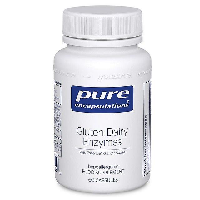 Pure Encapsulations Gluten Dairy Enzymes Cápsulas 60 on Productcaster.