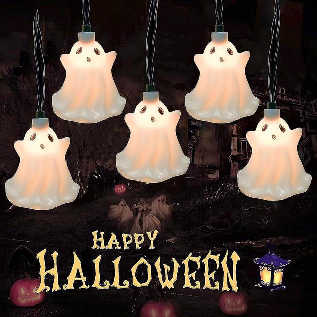 Halloween Pumpkin String Lights With Wizard Hat, 8.5ft Halloween Pumpkin Outdoor on Productcaster.