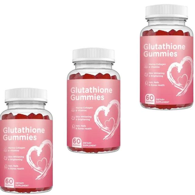 3pcs Glutathione Capsules Collagen Antioxidant L-glutathione Gummies Skin Whitening 1 pcs on Productcaster.