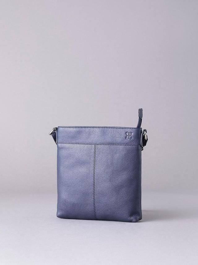 Lakeland Leather Cross Body Bag in Maritime Blue on Productcaster.