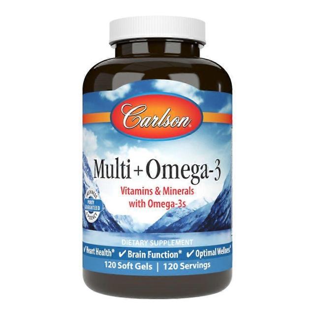 Carlson Labs Multi+ Omega-3 Softgels 120 on Productcaster.