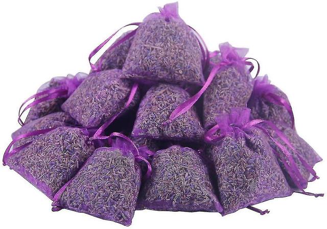 Flander Lavendel Bud Sachets - 12 Pakketten 100% Natuurlijke Hooibloemen on Productcaster.