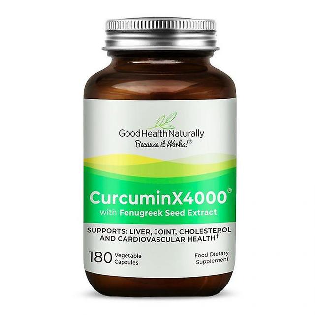 Good health naturally curcuminx4000 with fenugreek seed extract 180's on Productcaster.