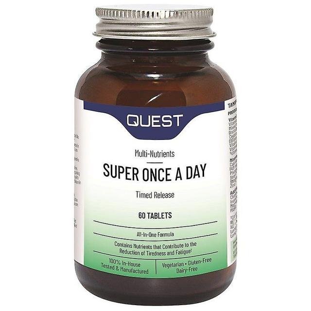 Quest Vitamins Quest Vitamine Super Einmal einen Tag Zeit Release Tabs 60 (601354) on Productcaster.