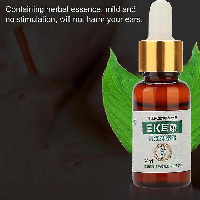 Youlaicai 20ml Gouttes d’otite aiguë pour les acouphènes de l’oreille Douloureux Soins chinois Sourd Liquide de l’oreille Santé Herbal Medicine on Productcaster.