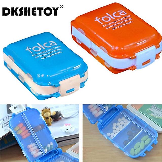 Folding Pill Case Medicine Drug Pills organizer storage Boxs Portable pharmacy Capsule Tablet Contai on Productcaster.