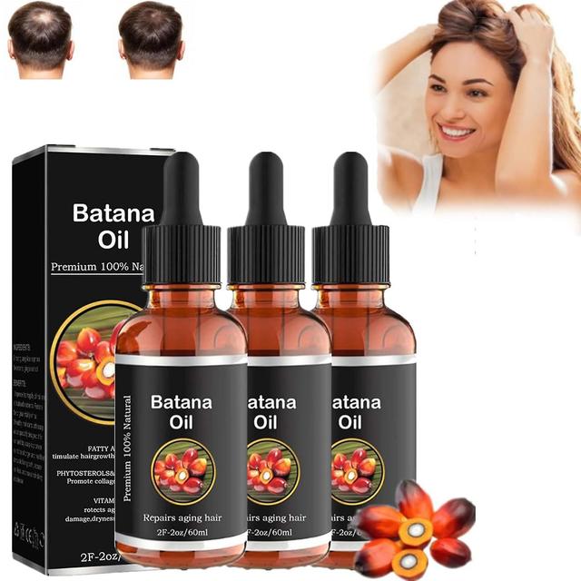 Lisade Batana Oil Organic för friskt hår, Batana Oil för hårväxt, 100% Pure Natura främjar hårets välbefinnande för män och kvinnor, förbättrar hår... on Productcaster.