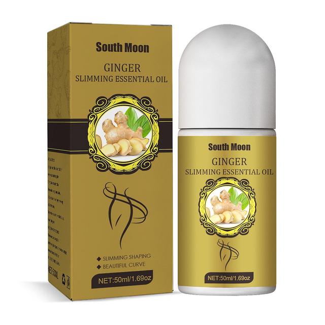 South Moon 50ml Ginger Slimming Essential Oil Shaping Roll-on Accelerate Metabolism Burn Calories Be on Productcaster.