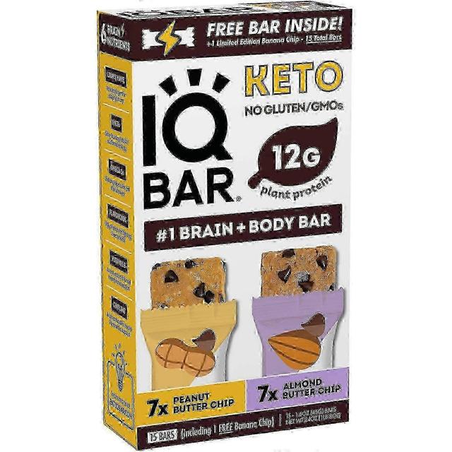 Iq bar iqbar protein bar variety pack, 15 ea on Productcaster.