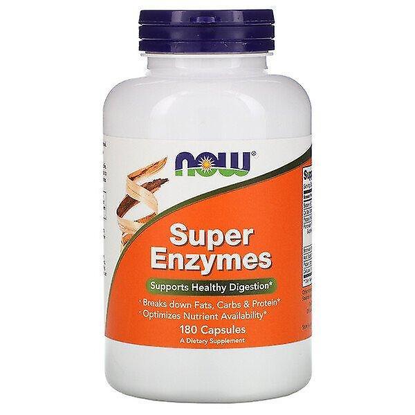 NOW Foods Nu voedingsmiddelen, Super enzymen, 180 capsules on Productcaster.