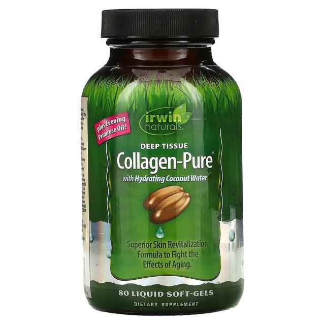 Irwin Naturals, Deep Tissue Collagen-Pure, 80 Liquid Soft-Gels on Productcaster.