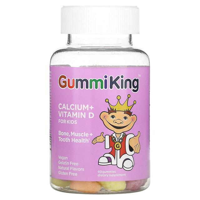 GummiKing, Calcium + Vitamin D for Kids, 60 Gummies on Productcaster.