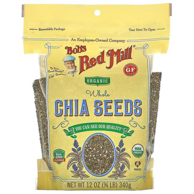 Bob's Red Mill, Organic Whole Chia Seeds, 12 oz (340 g) on Productcaster.