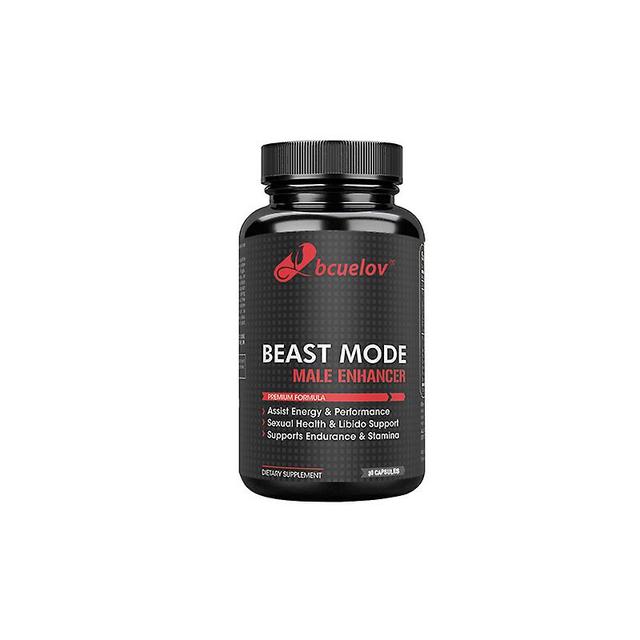 Vorallme Bcuelov Male Booster naturligt hormonstimulerande hjälper till att bygga muskelmassa Förbättra manlig energi stöd uthållighet 30 count-1 b... on Productcaster.