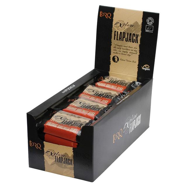 Torq Explore Flapjack Organic 65g 20 Units Vegan High Nutrition Energy Bars Box Bakewell on Productcaster.