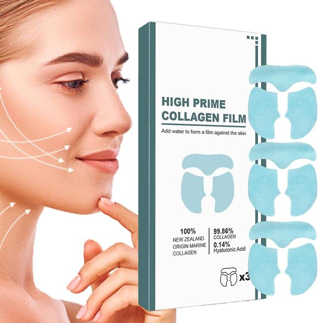 Pusili Highprime Collagen Soluble Film, Melting Collagens Mask Collagen Skincare For Cheeks &forehead, Skin Firming Collagens Supplement 1 Set on Productcaster.