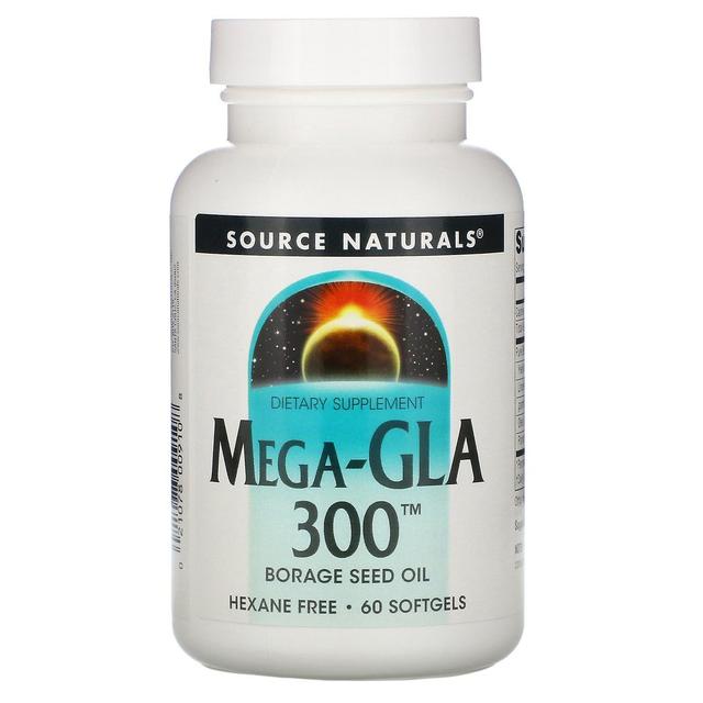 Source Naturals Lähde Naturals, Mega-GLA 300, 60 pehmeää geeliä on Productcaster.