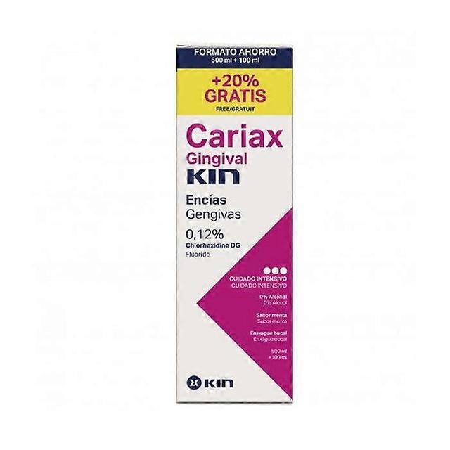 Kin cariax gingival rinse 500ml + 100ml free on Productcaster.