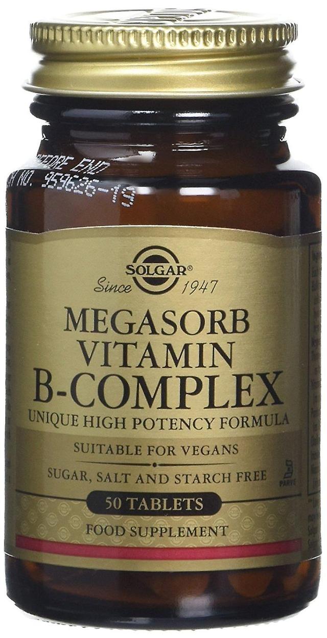 Solgar Megasorb Vitamin B-Complex Tablets (Specially Coated), 50 on Productcaster.