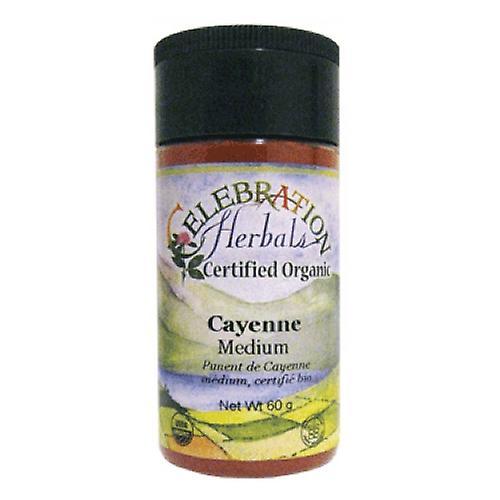 Celebration Herbals Organic Cayenne Medium, 60 gramos (Pack de 1) on Productcaster.