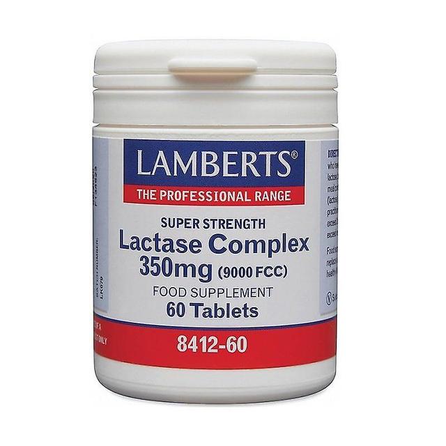 Lamberts Super Strength Lactase Complex 350mg Tabs 60 (8412-60) on Productcaster.