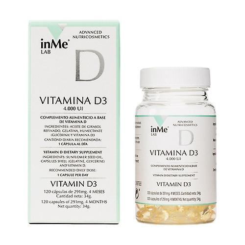 Inmunelab Vitamin D3 120 vegetable capsules on Productcaster.